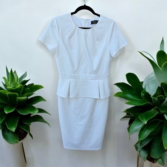 VFShow Pleated Peplum Dress Size Medium - Picture 2 of 3